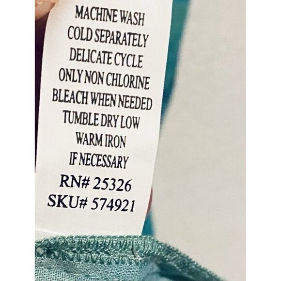 World Market Top Womens One Size Aqua Blue Floral Kimono Lightweight Beachy Boho - Picture 7 of 8